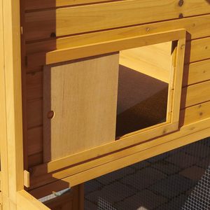 Jaula y Voladero Grande de Lujo para Pájaros, de Madera, con Acceso Superior, para Cacatúas, Loros, Agapornis y Pinzones - Uso en Exteriores - Product Image 5