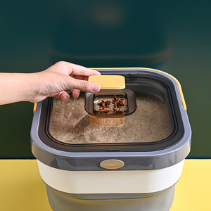 Sanga Wholesale Folding <b>Plastic</b> 5 Gallon Rice Storage Bucket for Kitchen - Product Image 3