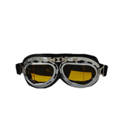 Lunettes de moto fabriquées en usine, lunettes de pilote vintage pour Harley, pour hommes, femmes, adultes