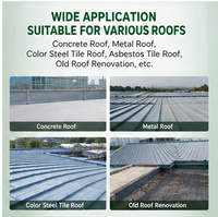Revêtement imperméable pour toiture extérieure, peinture thermique réfléchissante pour l'isolation thermique des toitures d'usines et d'entrepôts industriels