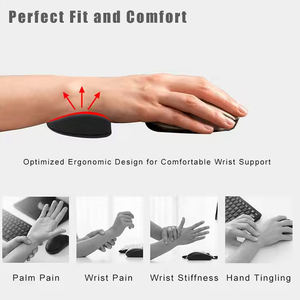 Repose-poignet <span class=keywords><strong>de</strong></span> <span class=keywords><strong>souris</strong></span> <span class=keywords><strong>ergonomique</strong></span> Support du <span class=keywords><strong>canal</strong></span> <span class=keywords><strong>carpien</strong></span> et soulagement <span class=keywords><strong>de</strong></span> la douleur Glisse pour le bureau, l'ordinateur, le <span class=keywords><strong>tapis</strong></span> <span class=keywords><strong>de</strong></span> <span class=keywords><strong>souris</strong></span> pour ordinateur portable - Product Image 5