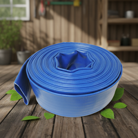 Tuyau plat en PVC résistant à l'usure pour l'agriculture et l'industrie du drainage, anti-UV, haute pression, durable, longueur personnalisable