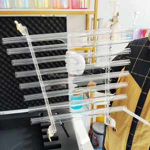 <span class=keywords><strong>Grande</strong></span> vente Q's sound instruments de guérison transparent cristal clair <span class=keywords><strong>harpe</strong></span> Quartz chant cristal <span class=keywords><strong>harpe</strong></span> 8 tubes - Product Image 6