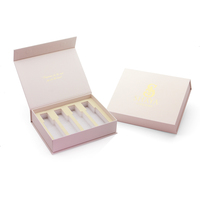 Boîte d'Emballage Rigide Pliable en Carton avec Logo Personnalisé et Code QR pour Parfum, Cosmétique, Fermeture Magnétique, Boîte Cadeau avec Insert