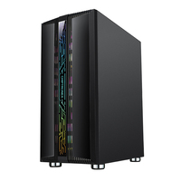 Boîtier RGB flambant neuf, différent des autres, cabinet de jeu exclusif pour PC Gamer avec logo lumineux