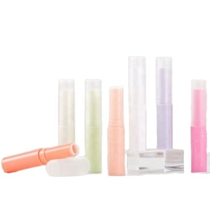 Empty pink 4ml Twist Lipstick Tube Lip Balm Container Chapstick Tube Holder for Lip <b>Gloss</b> - Product Image 1