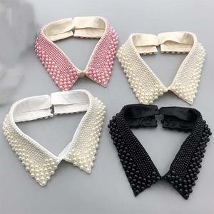 Beyou yeni el yapımı moda Sorority <span class=keywords><strong>Peter</strong></span> <span class=keywords><strong>Pan</strong></span> tarzı kadınlar sahte inci vintage yaka kolye - Product Image 3