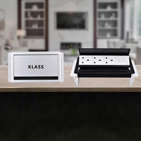KLASS soket daya dudukan meja, Stopkontak daya Desktop Universal tersembunyi multifungsi harga pabrik
