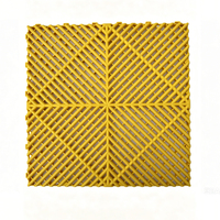 Ineinandergreifende PP-Bodenmatte 40x40x1,8cm Modulare Kunststofffliese für Garage, Werkstatt und Autowaschanlage