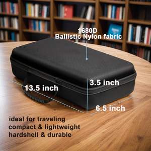 Étui de voyage pour montre portable à 10 fentes-Boîte de rangement rigide avec compartiments sécurisés pour montres jusqu'à 55mm-Étui uniquement - Product Image 5