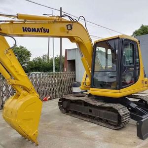 Mini-excavatrice Komatsu PC60 d'occasion industrielle de 6 tonnes avec moteur Cummins et transmission, à vendre depuis la Chine - Product Image 1