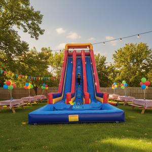 10m מסחרי גבוה מתנפחים שקופית מים עשויה tarpaulin pvc הטוב ביותר מ סין מפעל מתנפחים למבוגרים למכירה - Product Image 4