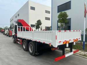 סינוטרוק הואו מנוף משאית 6 x4 משאית מטען כבד 16טון 20ton מתקפל משאית רכוב - Product Image 5