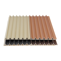Panneaux muraux en PVC durables, revêtement mural intérieur en WPC, prix de gros