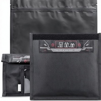 Sac de téléphone Faraday sans fenêtre Mission Darkness (lot de 2) - Blocage du signal, nylon noir