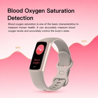 Gelang Pintar AMOLED Layar Sentuh Monitor Detak Jantung Tahan Air IP67 Pelacak Kebugaran Analisis Kesehatan AI Gelang Olahraga