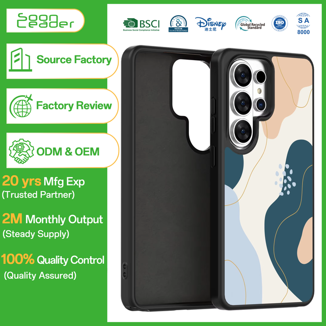 Beautiful Shockproof Leather Custom Strong Magnet Mobile Phone Case Cover for Samsung S26 Ultra Plus