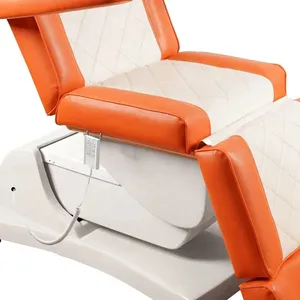 ZY-2027 Spa güzellik salonu mobilyası elektrik güç ayarlanabilir yüz güzellik kirpik sandalye masaj masa dövme pedikür yatak