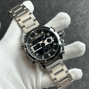 Nouvelle montre mécanique de luxe à la mode, montre pour hommes d'affaires, bracelet en nylon et cuir, style sportif, double luminescence, boîtier en acier inoxydable - Product Image 1