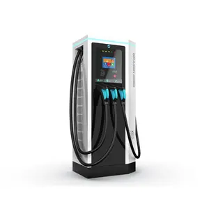 Carregador de carro EV comercial 3 fases Fast DC 60Kw 120Kw Ocpp EV Charger RFID Payment Level 3 Chaddemo CCS Floor Mounted Ev Charging