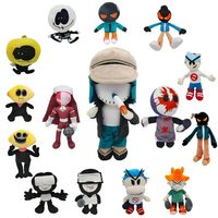 Top qualité vendredi soir Funkin peluche/peluche jouet en peluche doux effrayant mois dérapage pompe petit ami Whitty citron démon monstre oreiller