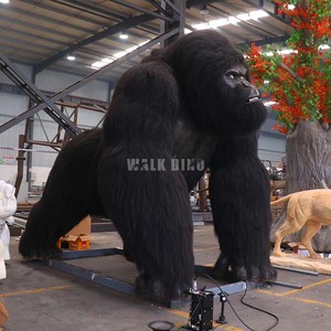 H = 3M mô hình khỉ đột hoạt hình Kích thước thực lớn với nhựa và da silicon cho công viên giải trí trong nhà/ngoài trời - Product Image 2