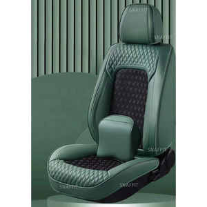 Housses de siège de voiture 9D, quatre saisons, universelles, en cuir, design tendance, housse de siège de voiture personnalisée, cinq sièges complets - Product Image 6