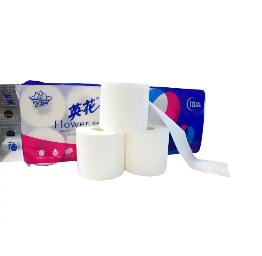 High Quality Coreless Bamboo Pulp Toilet Paper Manufacturers Wholesale Small Roll for Bathroom Use