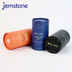 Caja cilíndrica de cartón impresa personalizada biodegradable de alta calidad, embalaje de tubo de papel - Product Image 4