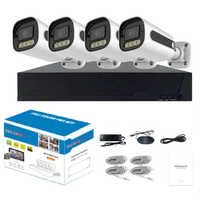 8MP 4K HD CCTV-Kamera 4CH POE-Kit mit Dual Light Vollfarb-Nachtsicht-NVR-Sicherheits system 5MP IP-Netzwerk kamera