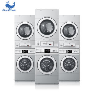 เครื่องซักผ้าและอบผ้าแบบหยอดเหรียญ 13 กก. ราคาประหยัด สำหรับร้านซักรีด ร้านขายเสื้อผ้า โรงแรม และใช้ในบ้าน - Product Image 3