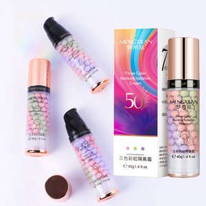 Fond de teint blanchissant à base de plantes naturel à <span class=keywords><strong>prix</strong></span> d'usine Base de maquillage apprêt tricolore arc-en-ciel contrôle de l'huile BB & <span class=keywords><strong>CC</strong></span> crèmes - Product Image 1