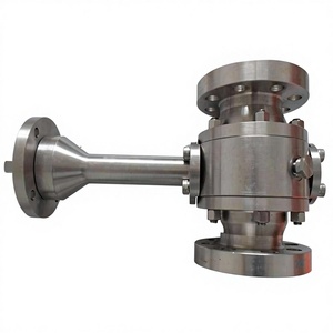 Válvula de Bola de Acero Inoxidable con Sello Suave y Brida Alta Q41F-64P 304 316L 64 300LB DN50-DN100 de Dos Piezas para Medios Ácidos/Básicos Débiles - Product Image 1