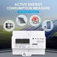 Meter Energi Cerdas Bidireksional 3 Fasa 80A HIKING Tuya WIFI dengan Timer, Monitor Konsumsi Daya kWh, Aplikasi SMART LIFE