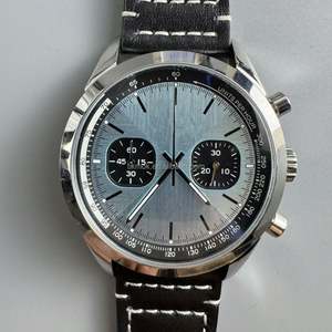 นาฬิกาข้อมือควอตซ์ผู้ชาย รุ่นใหม่ ประดับเพชร BLS แฟชั่นสปอร์ต นาฬิกาดำน้ำ สายหนัง กันน้ำ ATM เรืองแสง วินเทจ นาฬิกาคู่ - Product Image 2