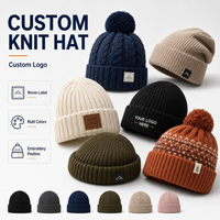 Bonnet en tricot thermique super chaud pour l'hiver, logo personnalisé, coupe-vent, bonnet d'extérieur