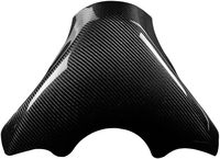 Protector de Tanque de Combustible de Fibra de Carbono Real para BMW S1000RR 2009-2018, Cubierta de Tanque de Motocicleta, Acabado Brillante