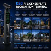 Terminal de Visualización de Carriles ANPR Zento D80 5MP, Pantalla LED Bicolor para Peaje con Pago por Código QR, Sistema de Gestión de Estacionamientos IP65