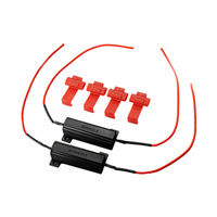 Resistor Beban 50W 6 Ohm Lampu LED Tetap Lampu Sein Hyper Flash Cepat 4 Buah
