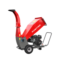 Broyeur de bois et de copeaux ATV de 12 cm alimenté par un moteur à essence Austter 15 HP Loncin /Ducar /B&S