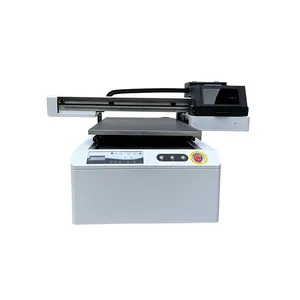 A1 Digital UV Flatbed Phone Case Printing Machine XP600 stampante UV a 3 teste