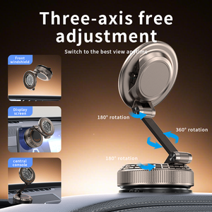 Nouveau produit 2026 Support magnétique portable pour voiture en métal à ventouse double face avec support universel pour montre et bureau - Product Image 3