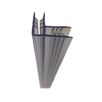 Profilé d'angle en PVC transparent pour affichage, extrusion plastique clair, pour maintenir des panneaux de 5 mm à 6 mm, 90 degrés