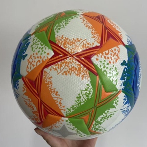 Factory Direct Wholesale Eco Friendly Thermal Bonded PU Lightweight Durable Indoor/Outdoor Soccer <b>Ball</b> Standard Size 5 Sports - Product Image 3