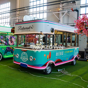 Customized Mobile Food Cart <b>Trailer</b> Stainless Steel Street Vending Carts for Sale Europe Standard - Product Image 4