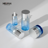 MYPACK Ensemble de flacons vides de luxe en plastique PETG givré pour lotion de soin cosmétique 120ml 100ml 50ml 30ml