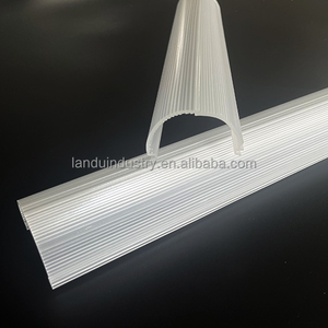 Landu Tùy Chỉnh Polycarbonate Đùn Chụp Đèn Trắng Rõ Ràng Ánh Sáng Khuếch Tán LED Tuyến Tính Nhựa PC LED Đèn Bóng Râm Bao Gồm - Product Image 6
