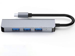 Type <b>C</b> 4 in 1 Docking Station <b>USB</b> 3.0 HUB <b>Adapter</b> for High-speed Transmission for Hub2.0 Mobile PhoneLaptop Hub - Product Image 2