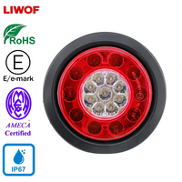 Nuevas Luces LED de Freno Traseras para Remolque con Certificación E-Mark, Impermeables, 12V 24V, Universales para Automóviles y Remolques, 50000 Horas