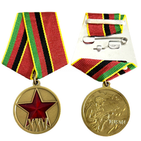 Medalla Conmemorativa Tradicional Hecha a Medida con Cinta Colorida - Recuerdo y Premio de Alta Calidad con Estampado